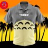 My Neighbor Totoro Studio Ghibli Pattern For Men And Women In Summer Vacation Button Up Hawaiian Shirt