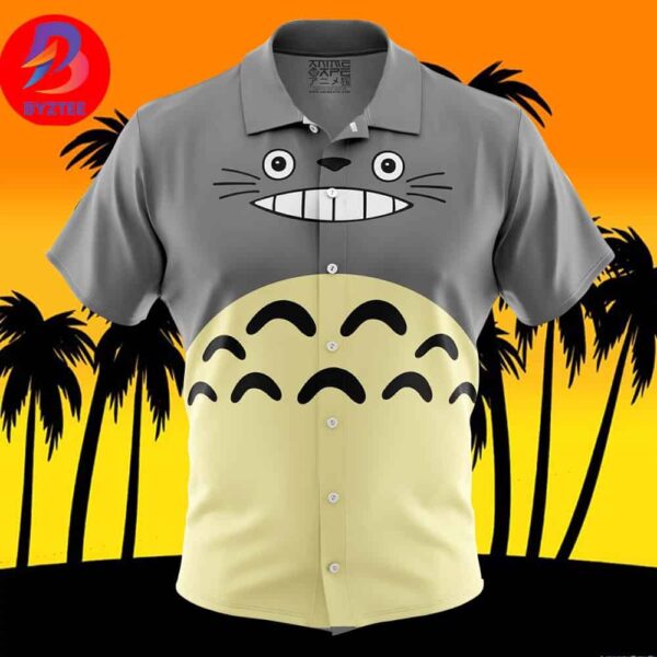 My Neighbor Totoro Studio Ghibli For Men And Women In Summer Vacation Button Up Hawaiian Shirt