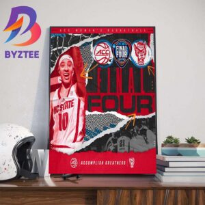 NC State Wolfpack Womens Basketball Are NCAA Final Four Bound Wall Decor Poster Canvas