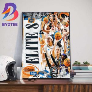 NCAA March Madness Welcome To The Elite 8 Womens Basketball Wall Decor Poster Canvas