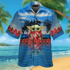 NCAA Nebraska Cornhuskers Baby Yoda New Design Hawaiian Shirt For Men And Women