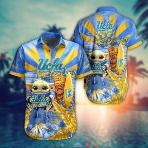 NCAA Ucla Bruins Baby Yoda Trendy Aloha Hawaiian Shirt For Men And Women