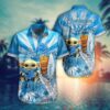 NFL Los Angeles Chargers Baby Yoda Tropical Hawaiian Shirt For Men And Women