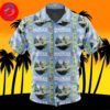 Navy Blue Monkey D Luffy Dressrosa One Piece For Men And Women In Summer Vacation Button Up Hawaiian Shirt