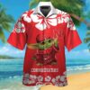 NCAA Washington State Cougars Baby Yoda Trendy Aloha Hawaiian Shirt For Men And Women