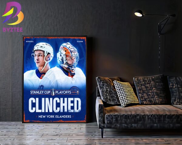 New York Islanders Have Secured Their Spot In The Stanley Cup Playoffs 2024 Home Decor Poster Canvas