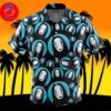 Nine-Tails Chakra Mode Naruto For Men And Women In Summer Vacation Button Up Hawaiian Shirt