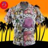 Normal Type Pattern Pokemon For Men And Women In Summer Vacation Button Up Hawaiian Shirt