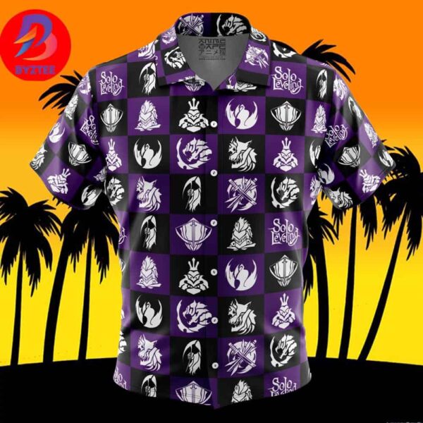 Notable Guilds Solo Leveling For Men And Women In Summer Vacation Button Up Hawaiian Shirt