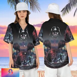 Obi Wan Kenobi Vader AT AT Battle Star Wars Aloha Hawaiian Shirt For Men And Women