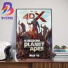 Official Dolby Cinema Poster Kingdom Of The Planet Of The Apes Wall Decor Poster Canvas
