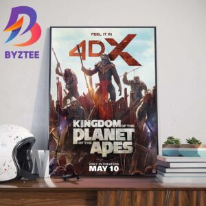 Official 4DX Poster Kingdom Of The Planet Of The Apes Wall Decor Poster Canvas
