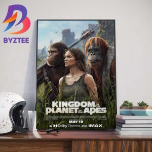 Official Dolby Cinema And Imax Poster For Kingdom Of The Planet Of The Apes Home Decor Poster Canvas