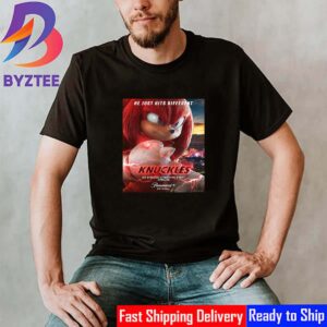 Official New Poster For The Knuckles Series He Just Hits Different Classic T-Shirt