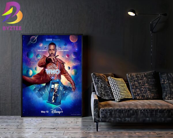 Official Poster Doctor Who Your Cosmic Joyride Awaits Releasing May 10th On Disney Plus Home Decor Poster Canvas