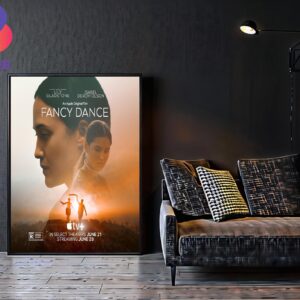 Official Poster Fancy Dance An Apple Original Film Starring Lily Gladstone Releases On June 28th Home Decor Poster Canvas