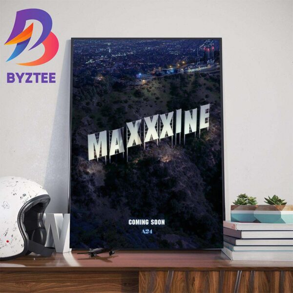 Official Poster For MaXXXine Home Decor Poster Canvas