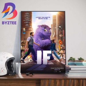 Official Poster IF A Story You Have To Believe To See With Starring Ryan Reynolds And Steve Carell Wall Decor Poster Canvas