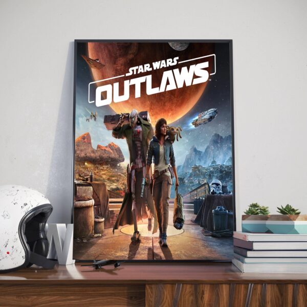 Official Poster Star Wars Outlaws Release August 30th 2024 Home Decor Poster Canvas