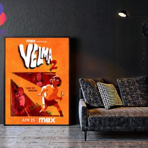 Official Poster Velma Season 2 Twice The Meddling April 25th 2024 Home Decor Poster Canvas