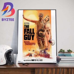 Official Regal Cinemas Poster The Fall Guy Home Decor Poster Canvas