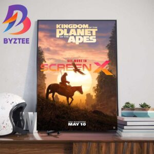 Official ScreenX Poster Kingdom Of The Planet Of The Apes Wall Decor Poster Canvas