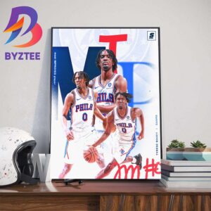 Official Tyrese Maxey 2024 Most Improved Player Winner Home Decor Poster Canvas