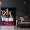 Opening Night Indiana Fever Vs New York Liberty Caitlin Clark First WNBA Game At Gainbridge Fieldhouse May 16th 2024 Home Decor Poster Canvas
