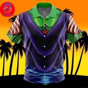 Piccolo Dragon Ball For Men And Women In Summer Vacation Button Up Hawaiian Shirt