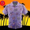 Pixel Smash Super Smash Bros For Men And Women In Summer Vacation Button Up Hawaiian Shirt