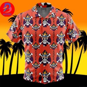 Portgas D Ace Jolly Roger One Piece For Men And Women In Summer Vacation Button Up Hawaiian Shirt