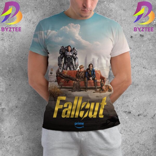 Poster Of Fallout Series Will Be Back For SEASON 2 In The Wasteland On Amazon Prime All Over Print Shirt