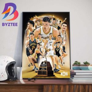 Purdue Boilermakers Mens Basketball Zach Edey Wins The Naismith Mens College POY Home Decor Poster Canvas