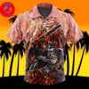 Purple Squid Aloha Splatoon For Men And Women In Summer Vacation Button Up Hawaiian Shirt