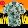 Red Aloha Akatsuki Naruto For Men And Women In Summer Vacation Button Up Hawaiian Shirt