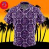 Rock Type Pattern Pokemon For Men And Women In Summer Vacation Button Up Hawaiian Shirt