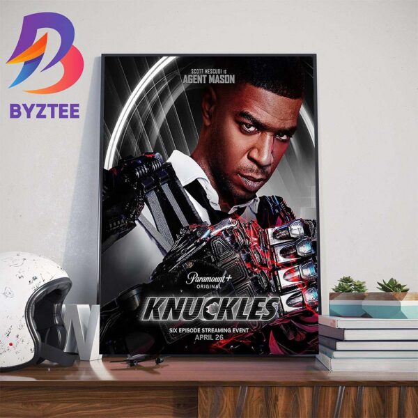 Scott Mescudi Is Agent Mason In Knuckles Movie Of Paramount Plus Original Home Decor Poster Canvas
