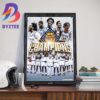 Seton Hall Pirates Mens Basketball Are The Champions 2024 National Invitation Tournament NIT In A Classic Home Decor Poster Canvas