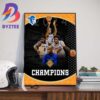 Seton Hall Pirates Mens Basketball Ends On A 9-0 Run Vs Indiana State To Become National Invitation Tournament NIT Champions Home Decor Poster Canvas