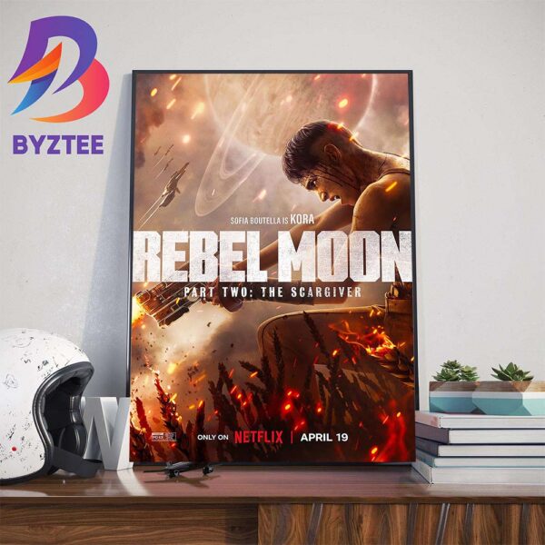 Sofia Boutella As Kora In Rebel Moon Part Two The Scargiver Home Decor Poster Canvas