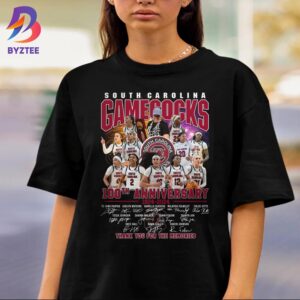 South Carolina Gamecocks 2024 National Champions 100th Anniversary 1924 2024 Thank You For The Memories Unisex T-Shirt