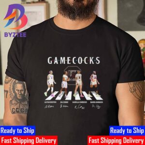 South Carolina Gamecocks Womens Basketball Abbey Road Signature Unisex T-Shirt