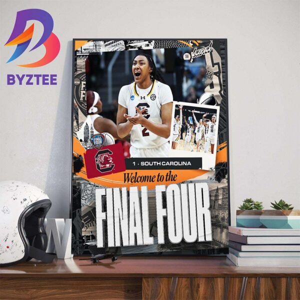 South Carolina Womens Basketball The Gamecocks Are Going Back To The Final Four NCAA March Madness Wall Decor Poster Canvas