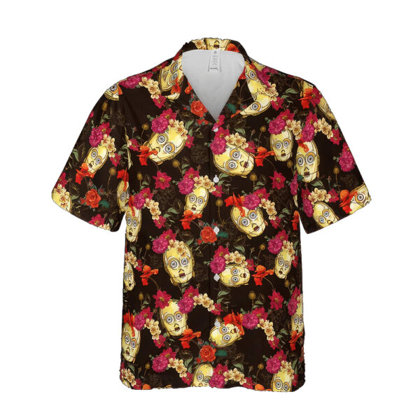Star Wars C3Po Perfect Gift Ideas Tropical Aloha Hawaiian Shirt For Men And Women