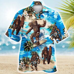 Star Wars Chewbacca Surfing Tropical Aloha Hawaiian Shirt For Men And Women