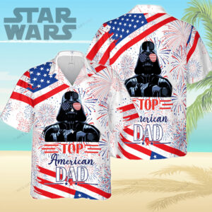 Star Wars Darth Vader Top American Dad Tropical Aloha Hawaiian Shirt For Men And Women