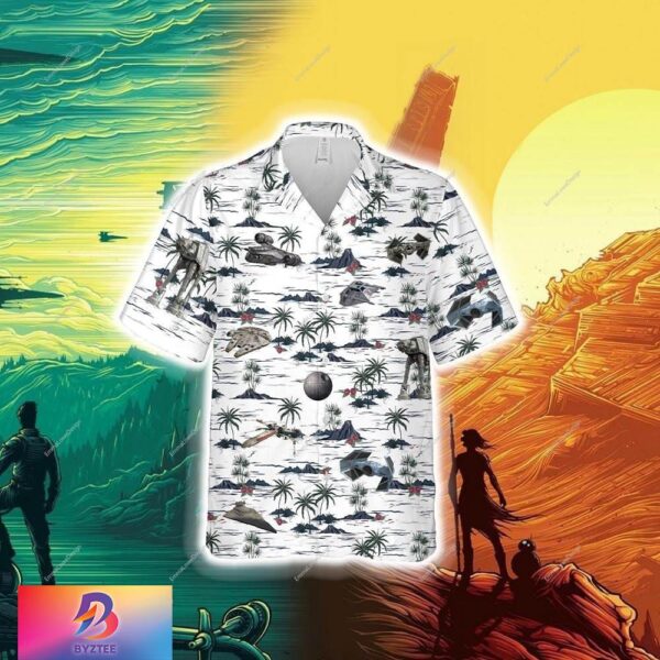 Star Wars Gift For Family Tropical Aloha Hawaiian Shirt For Men And Women