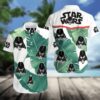 Star Wars Hawaii Shirt Darth Vader Millennium Falcon Tropical Aloha Hawaiian Shirt For Men And Women
