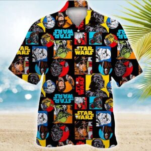 Star Wars Pattern Colorful Tropical Aloha Hawaiian Shirt For Men And Women