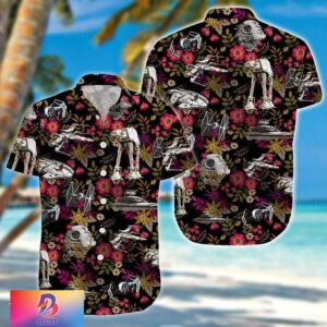 Star Wars Spaceship Beach Summer Tropical Aloha Hawaiian Shirt For Men And Women